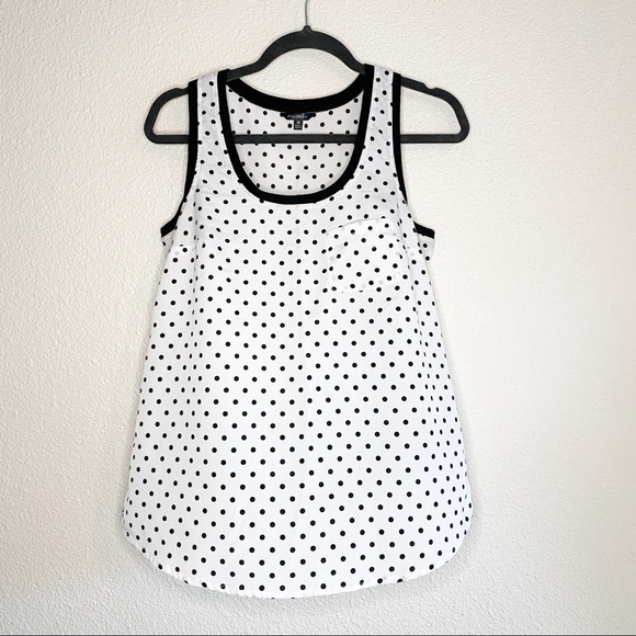 Black & White Polka Dot Tank - Picture 1 of 2